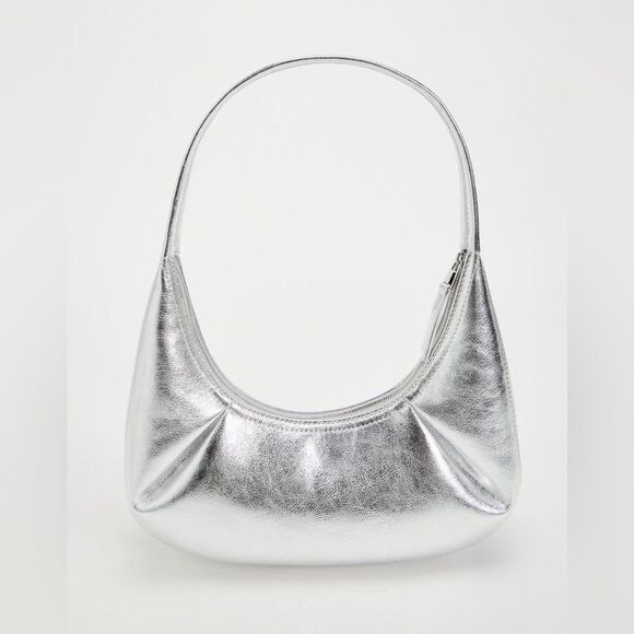 ZARA METALLIC OVAL SHOULDER BAG - Picture 6 of 8